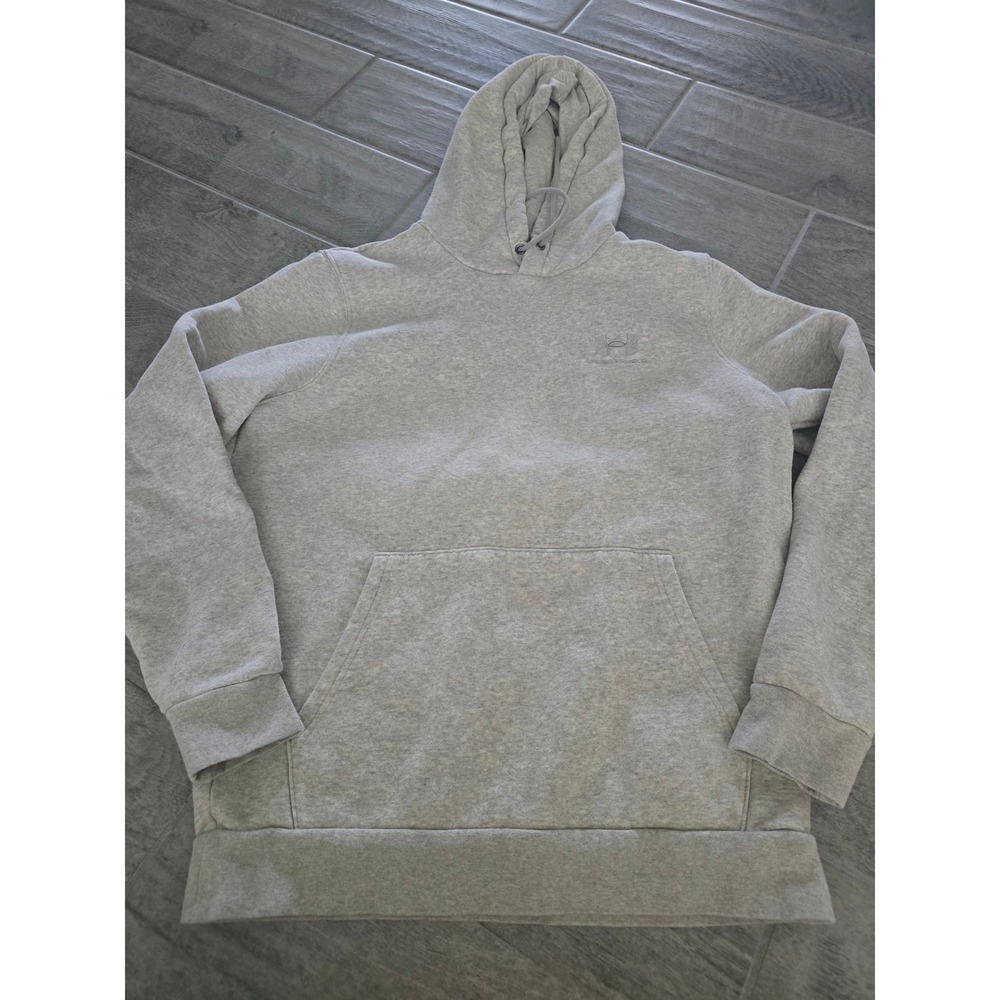 Under Armour Unisez Icon Fleece Pullover Hoodie   Timberwolf Taupe Heather Small